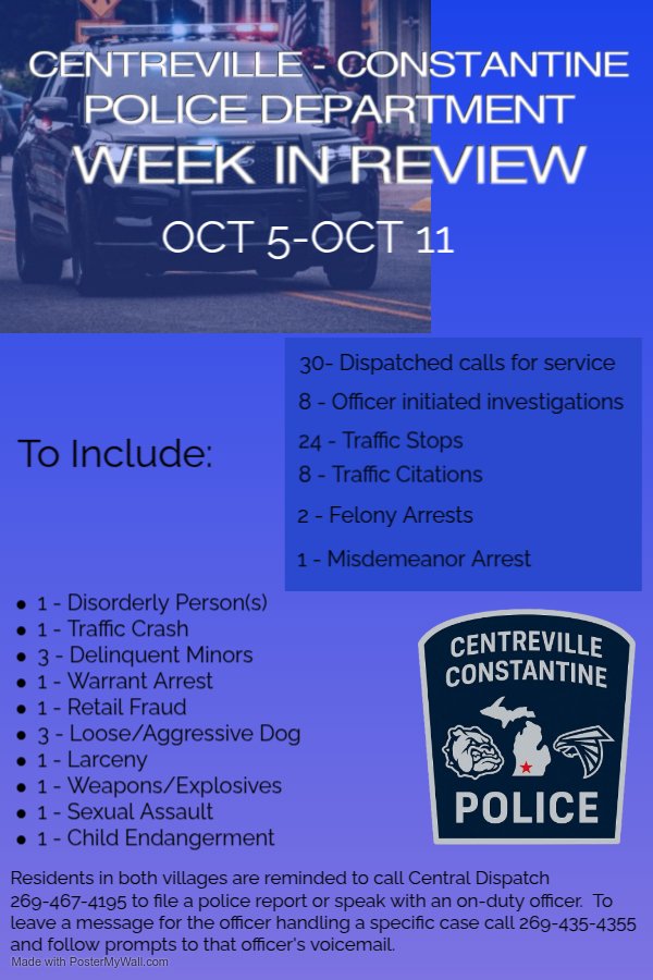 WEEK IN REVIEW OCT 5-11